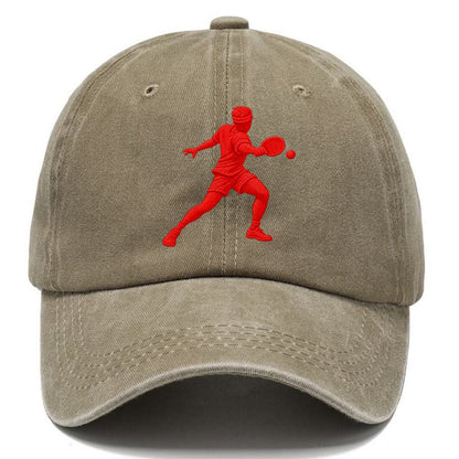 Table Tennis Forehand Loop Micro Motion Mark Classic Cap – Warm Sand