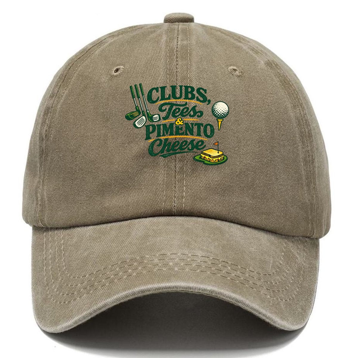 Clubs Tees Pimento Cheese Classic Cap – Warm Sand