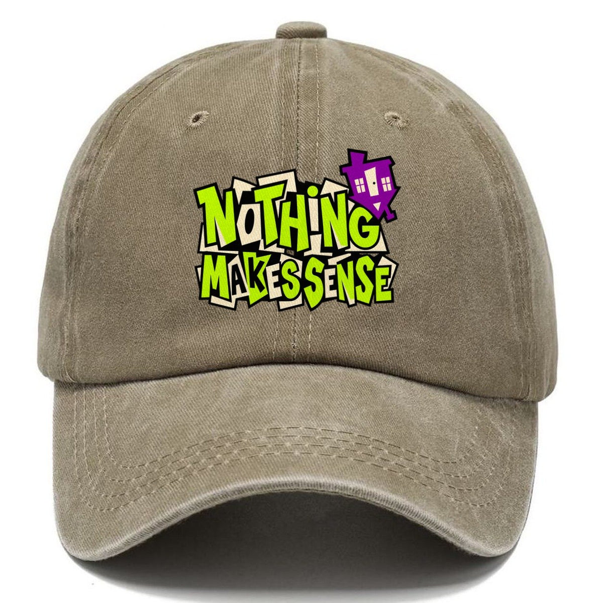 Nothing Makes Sense Crazy Styles Classic Cap – Warm Sand