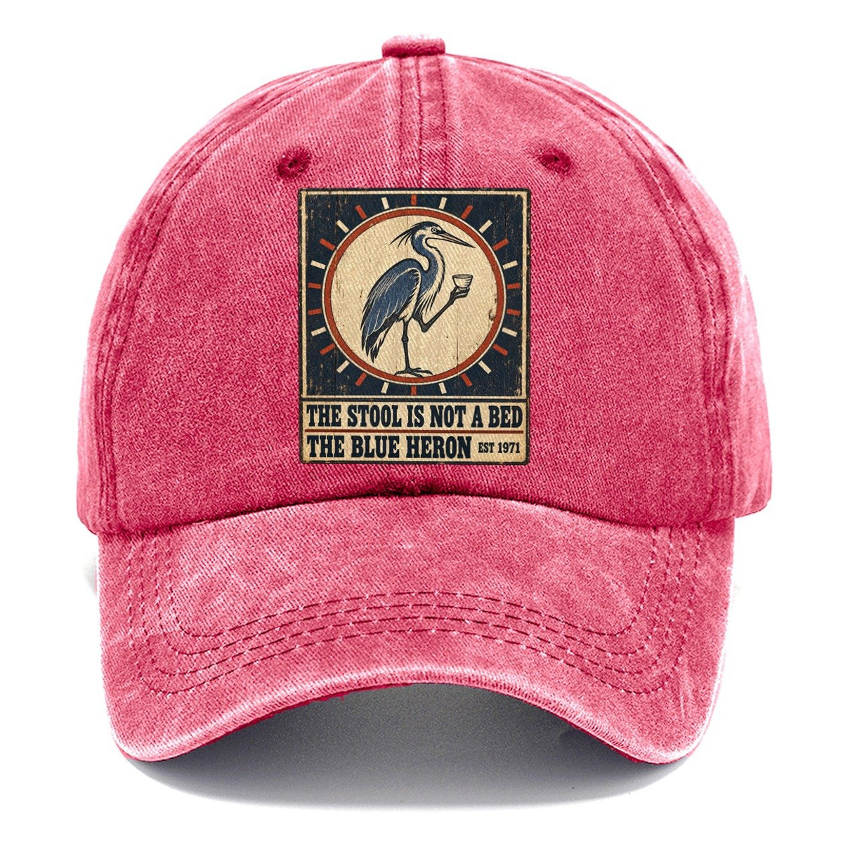 Blue Heron Bar Izakaya Rules Classic Cap – Pomegranate Blush