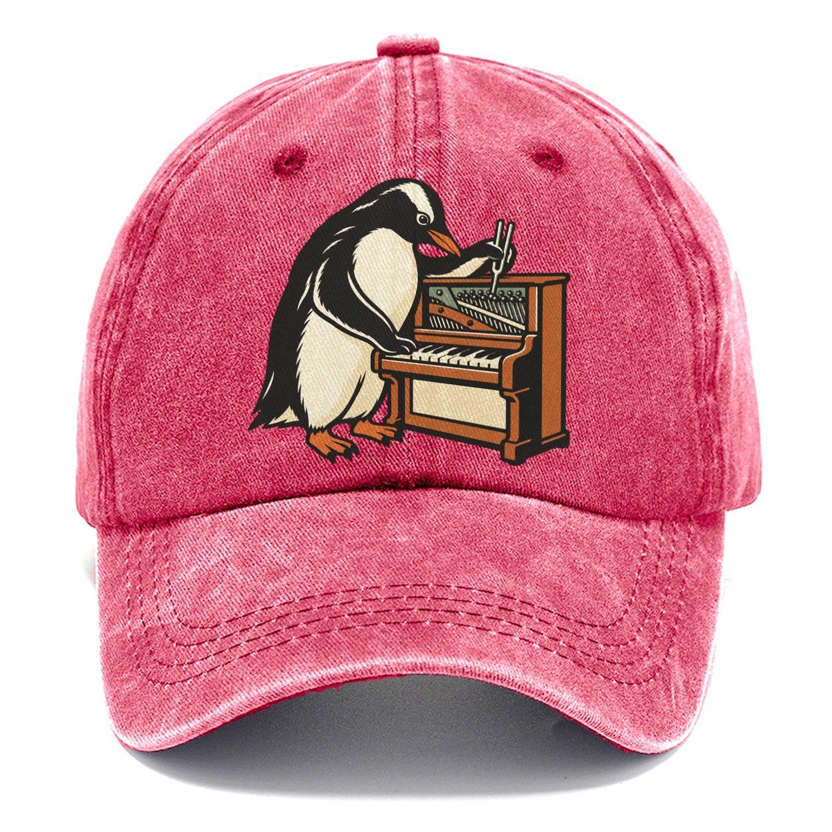Penguin Piano Tuner Sundown Familiars Classic Cap – Pomegranate Blush