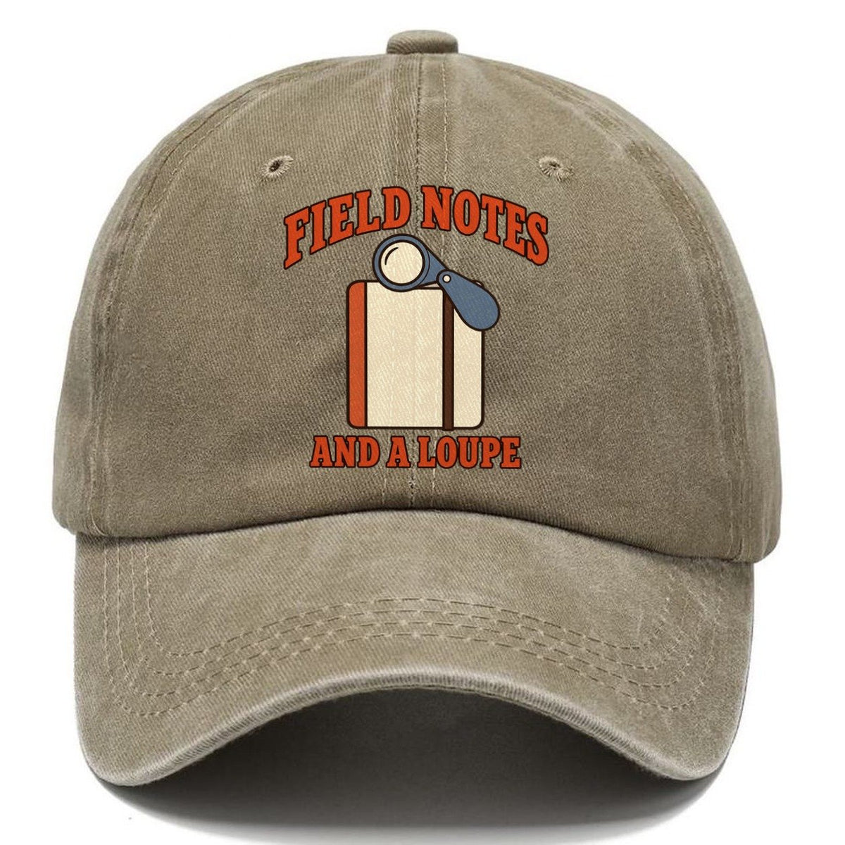 Field Notebook And Loupe Rocks And Minerals Classic Cap – Warm Sand