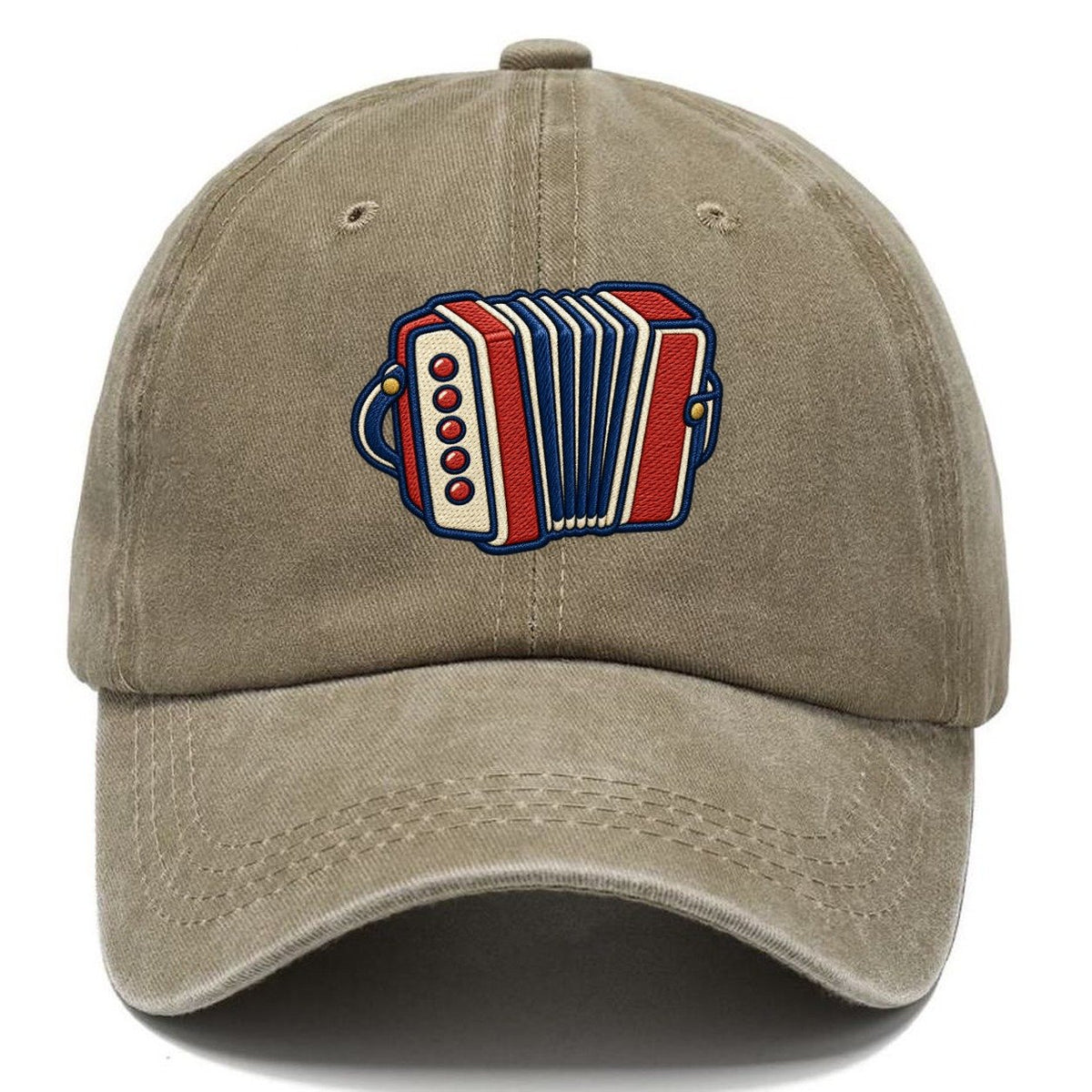 Button Accordion Tiny Solo Marks Classic Cap – Warm Sand