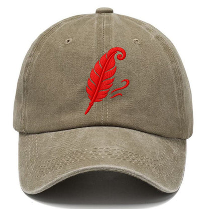 Feather Wind Curl Micro Motion Mark Classic Cap – Warm Sand