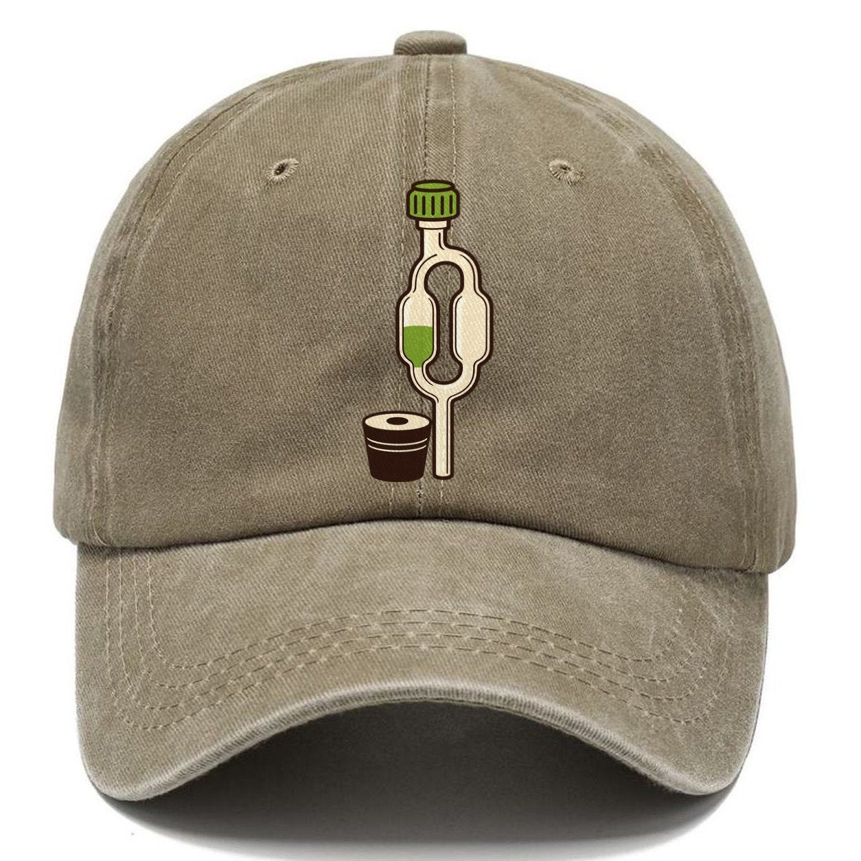Airlock And Stopper Study Homebrewing Classic Cap – Warm Sand