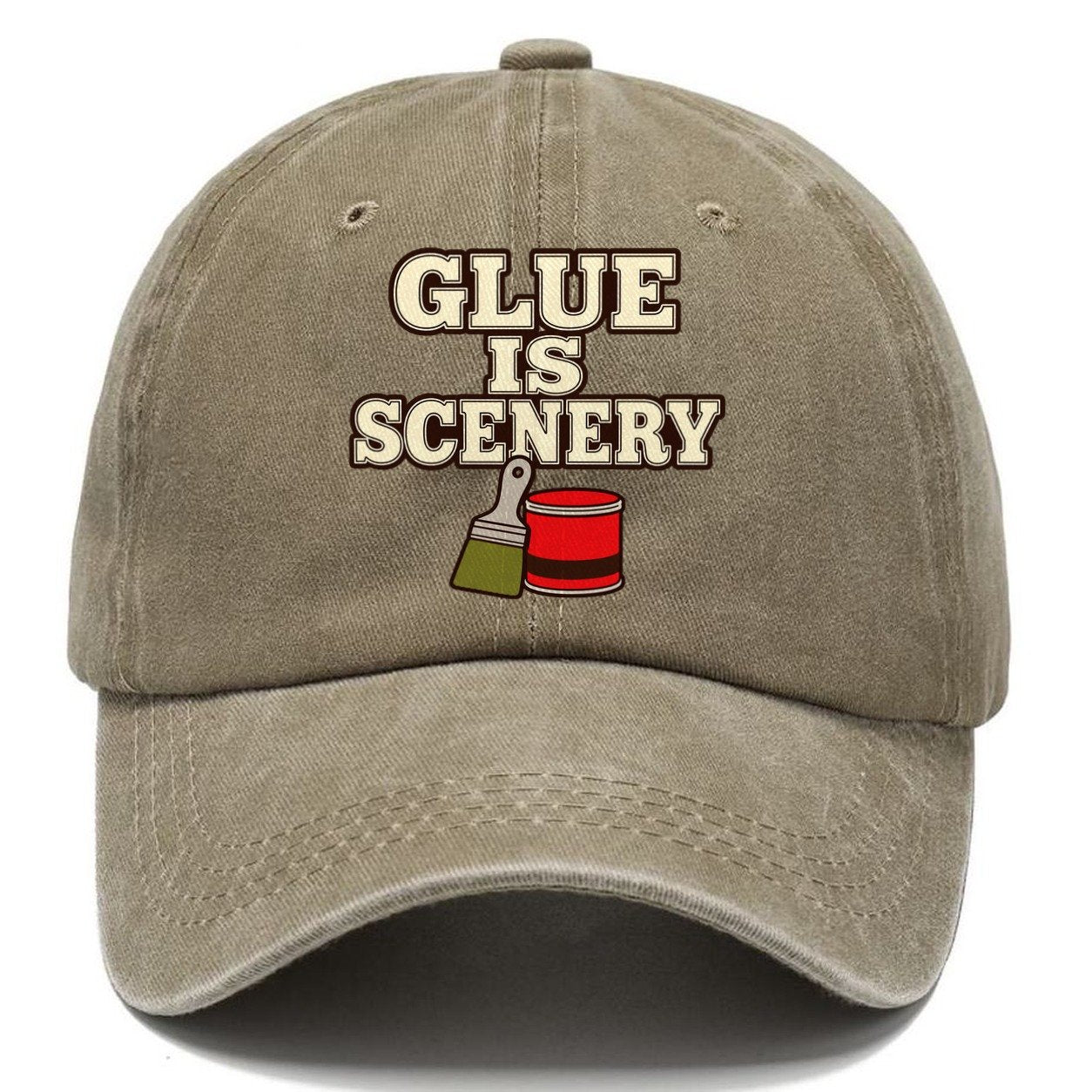 Glue Is Scenery Model Railways Classic Cap – Warm Sand