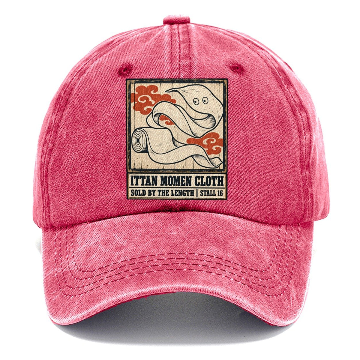 Ittan Momen Cloth Yokai Night Market Classic Cap – Pomegranate Blush