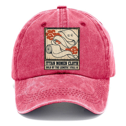 Ittan Momen Cloth Yokai Night Market Classic Cap – Pomegranate Blush
