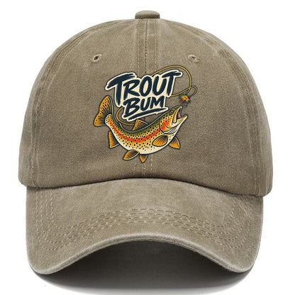 Trout Bum Fishing Elegant Classic Cap – Warm Sand