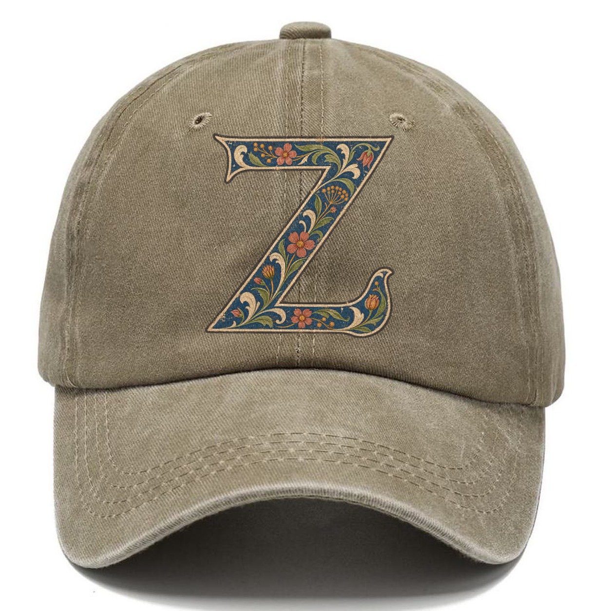 Wildflower Z Monogram Classic Cap – Warm Sand