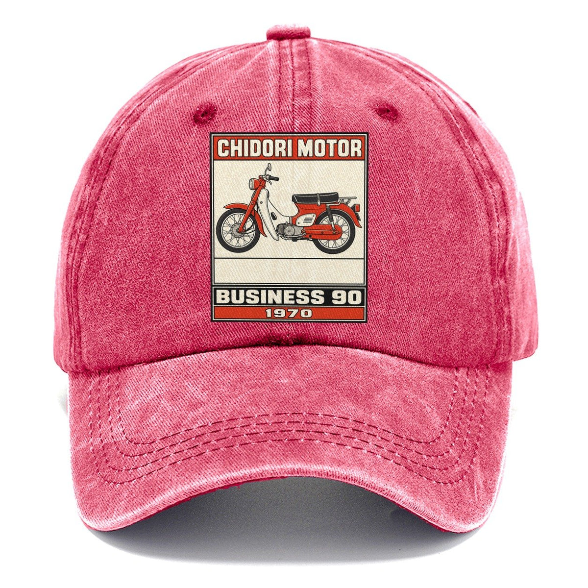 Chidori Business 90 Showa Speed Plates Classic Cap – Pomegranate Blush