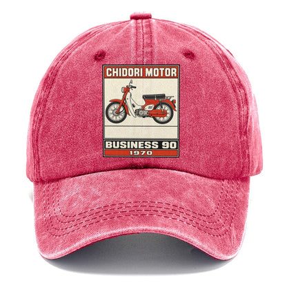 Chidori Business 90 Showa Speed Plates Classic Cap – Pomegranate Blush