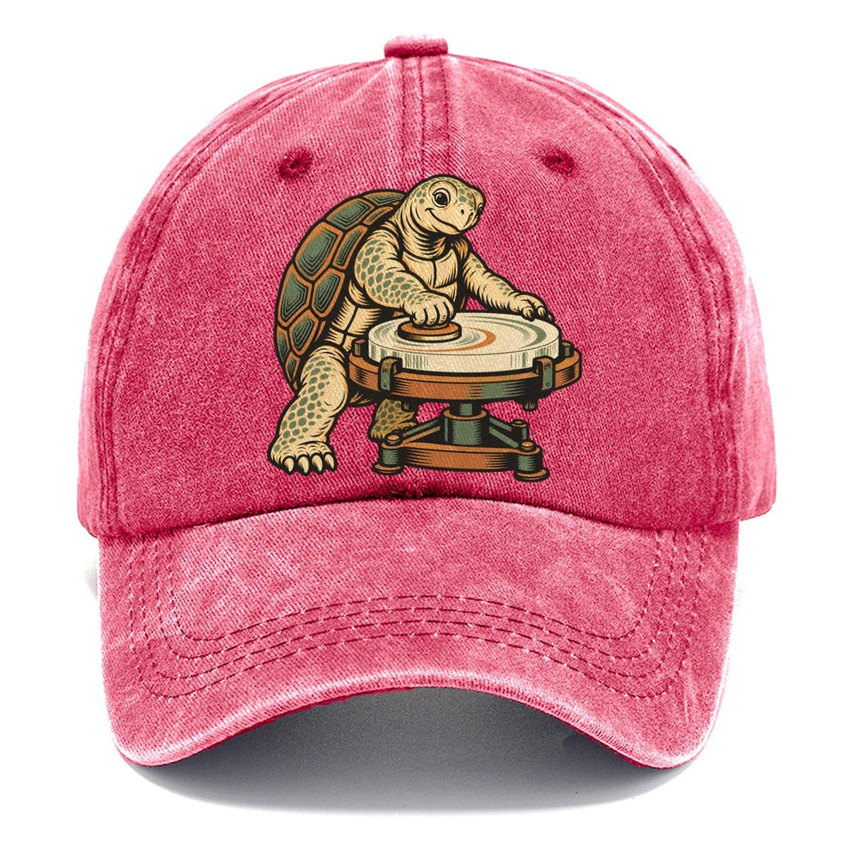 Turtle Lens Grinder Sundown Familiars Classic Cap – Pomegranate Blush