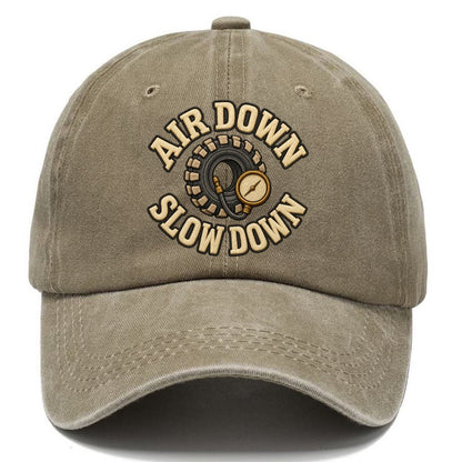 Air Down Slow Down Off Roading And Overlanding Classic Cap – Warm Sand