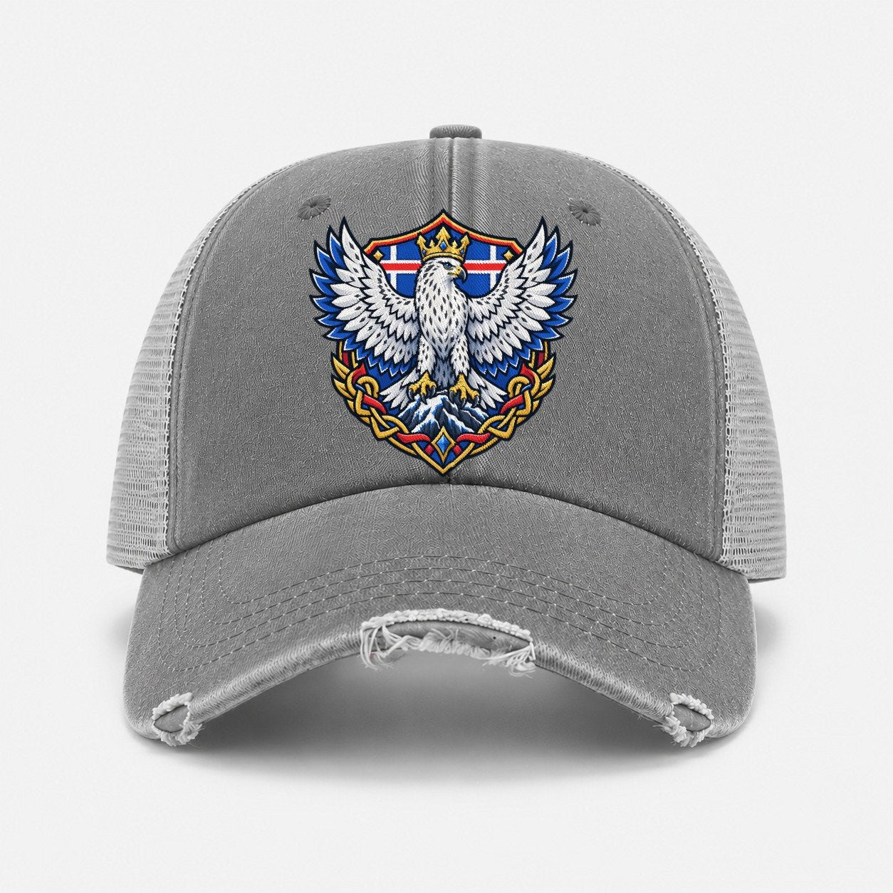 Grey — front view
