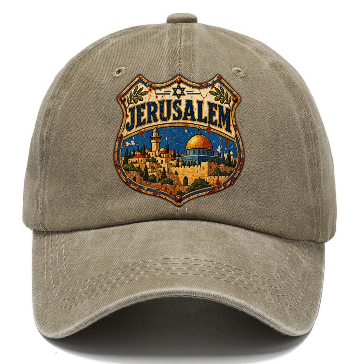 Jerusalem Highway Shield Jerusalem Classic Cap – Warm Sand