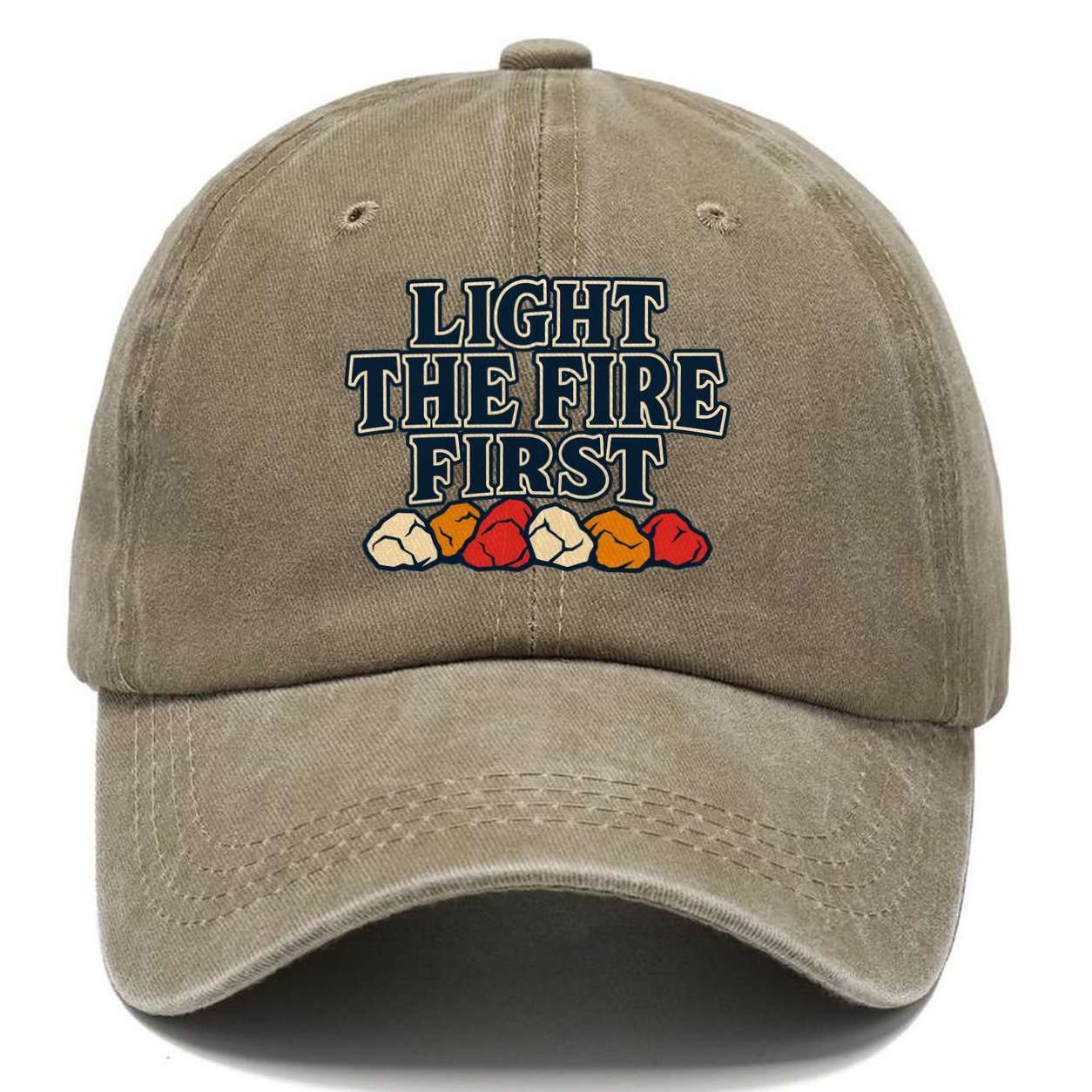 Light The Fire First Blacksmithing Classic Cap – Warm Sand