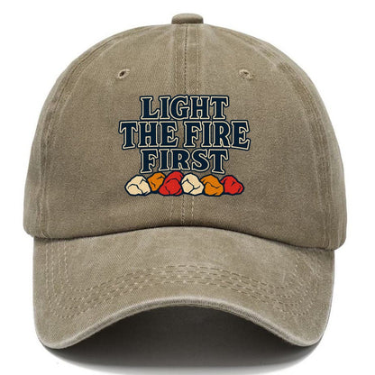 Light The Fire First Blacksmithing Classic Cap – Warm Sand