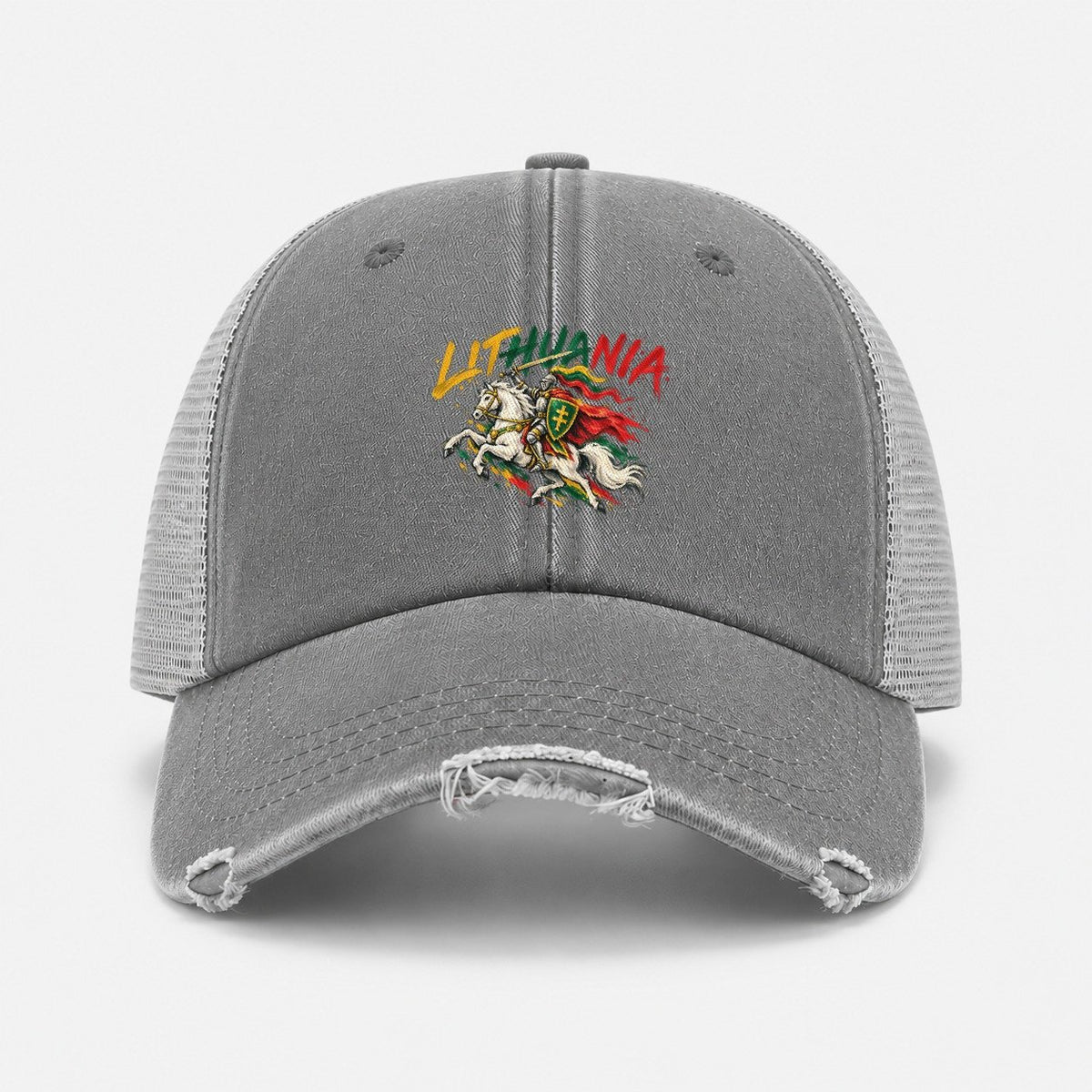 Grey — front view