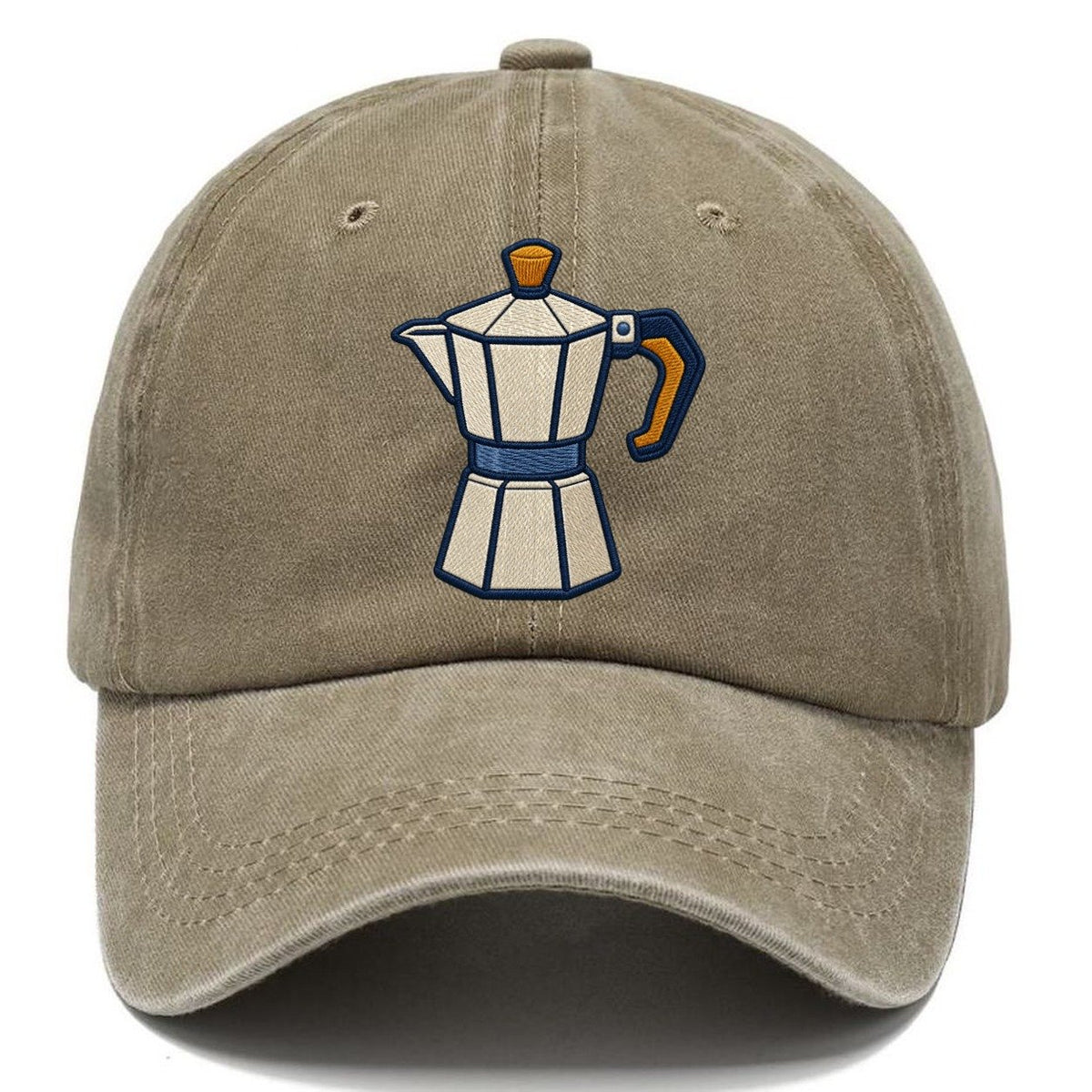 Moka Coffee Pot Tiny Solo Marks Classic Cap – Warm Sand