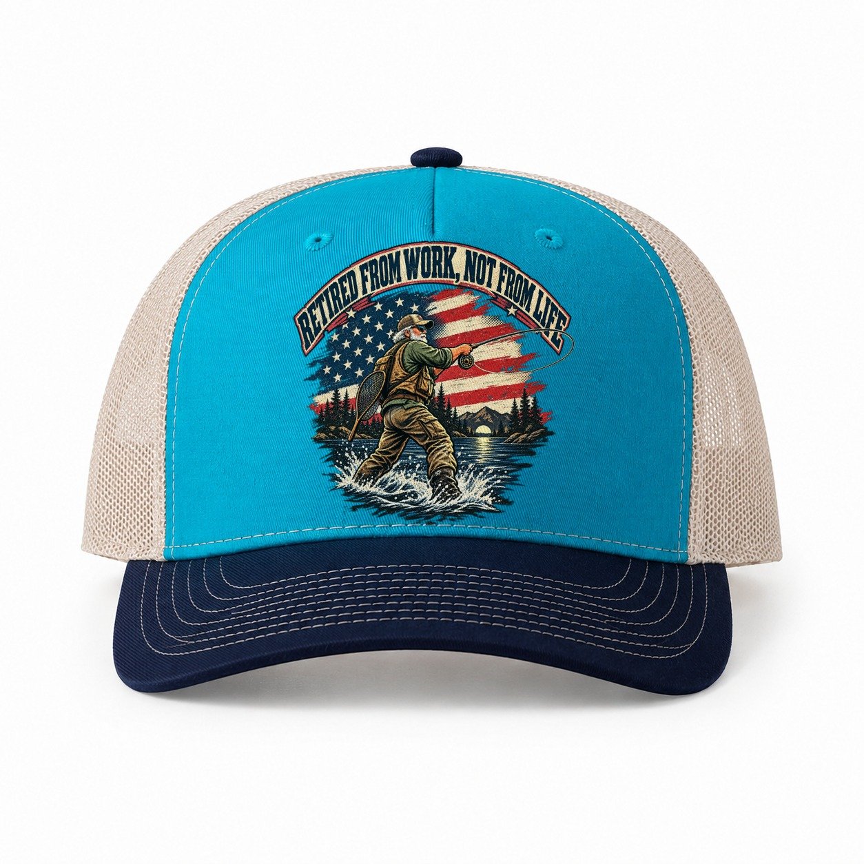 Teal-Navy — front view