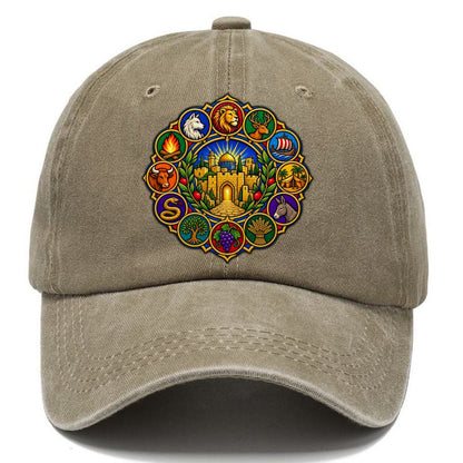 Twelve Tribes Wheel Jerusalem Classic Cap – Warm Sand