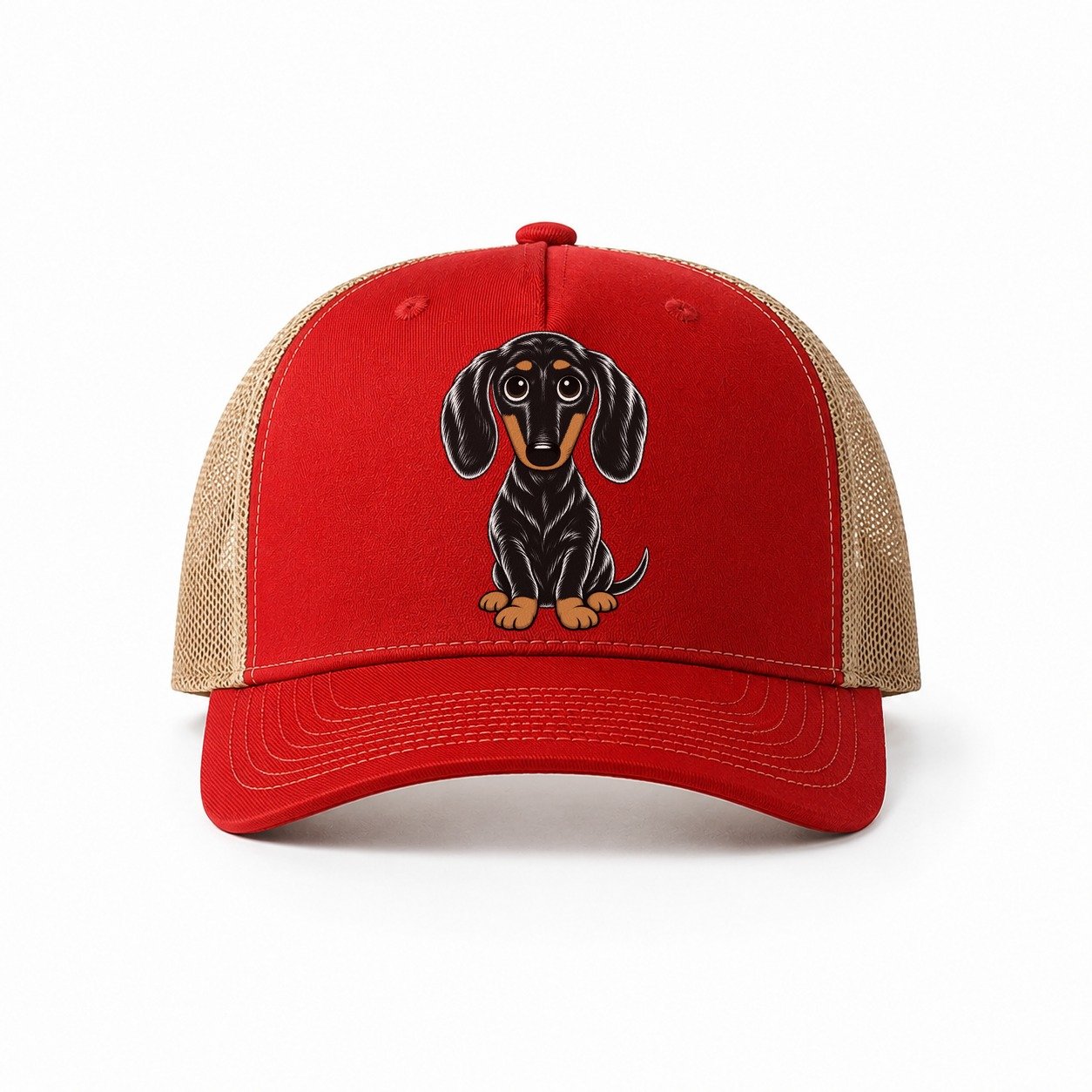 Red-Khaki — front view