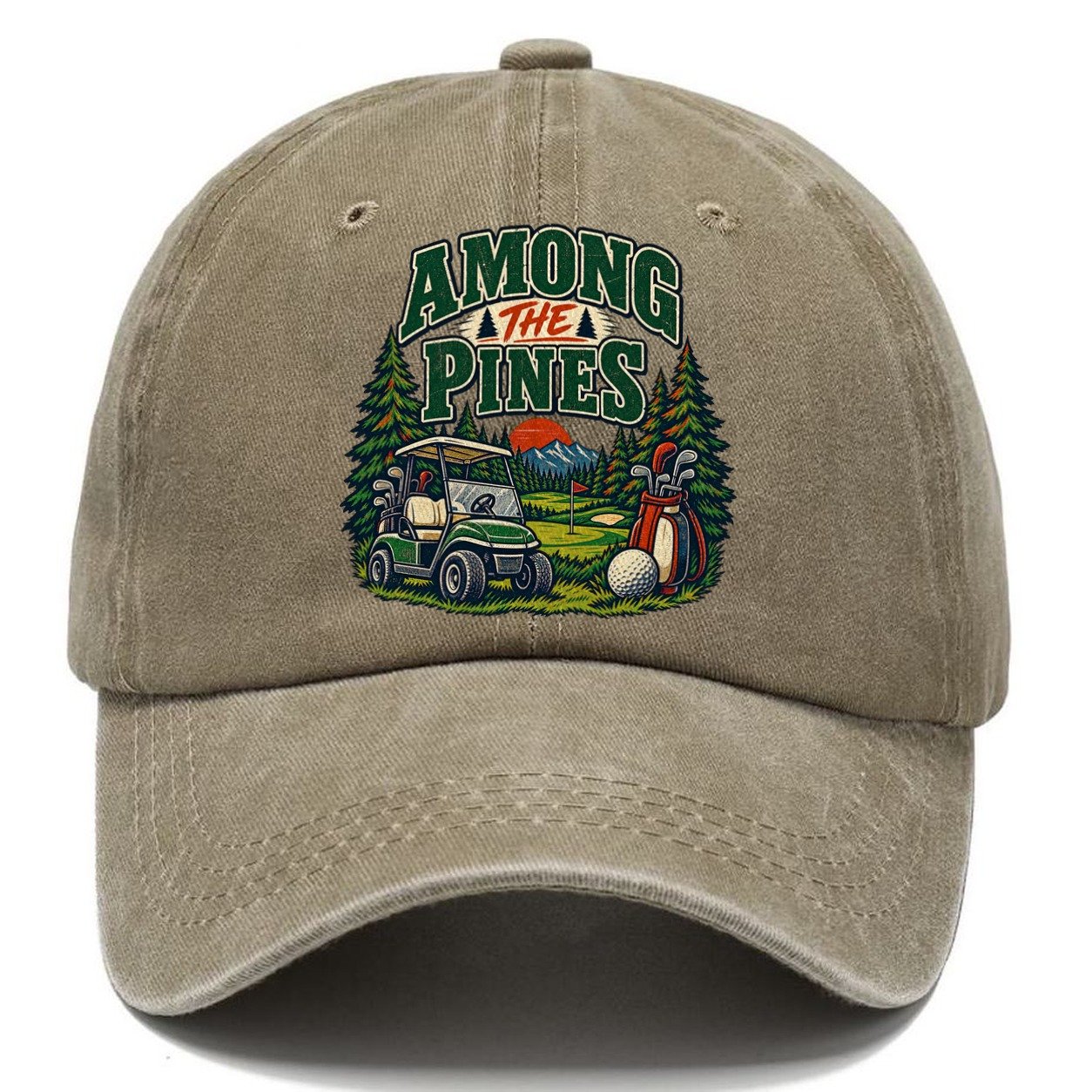 Among The Pines Golf Life Classic Cap – Warm Sand