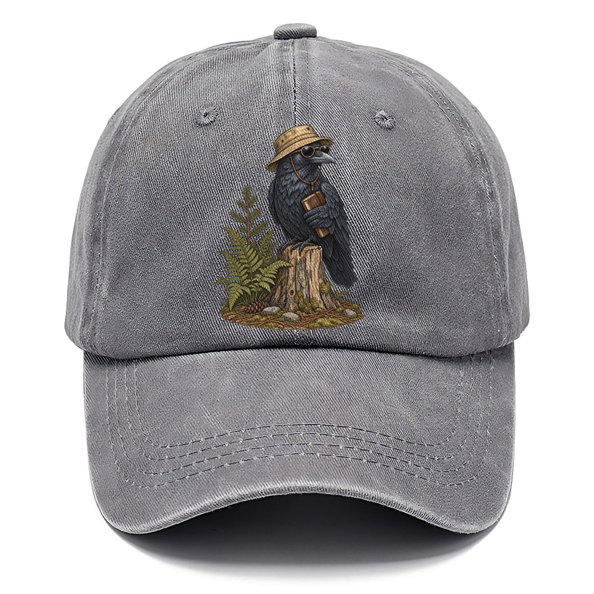 Crow Field Notes Slow Camp Club Classic Cap – Urban Haze