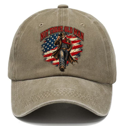 Not Today Old Man Old Man Strong Classic Cap – Warm Sand