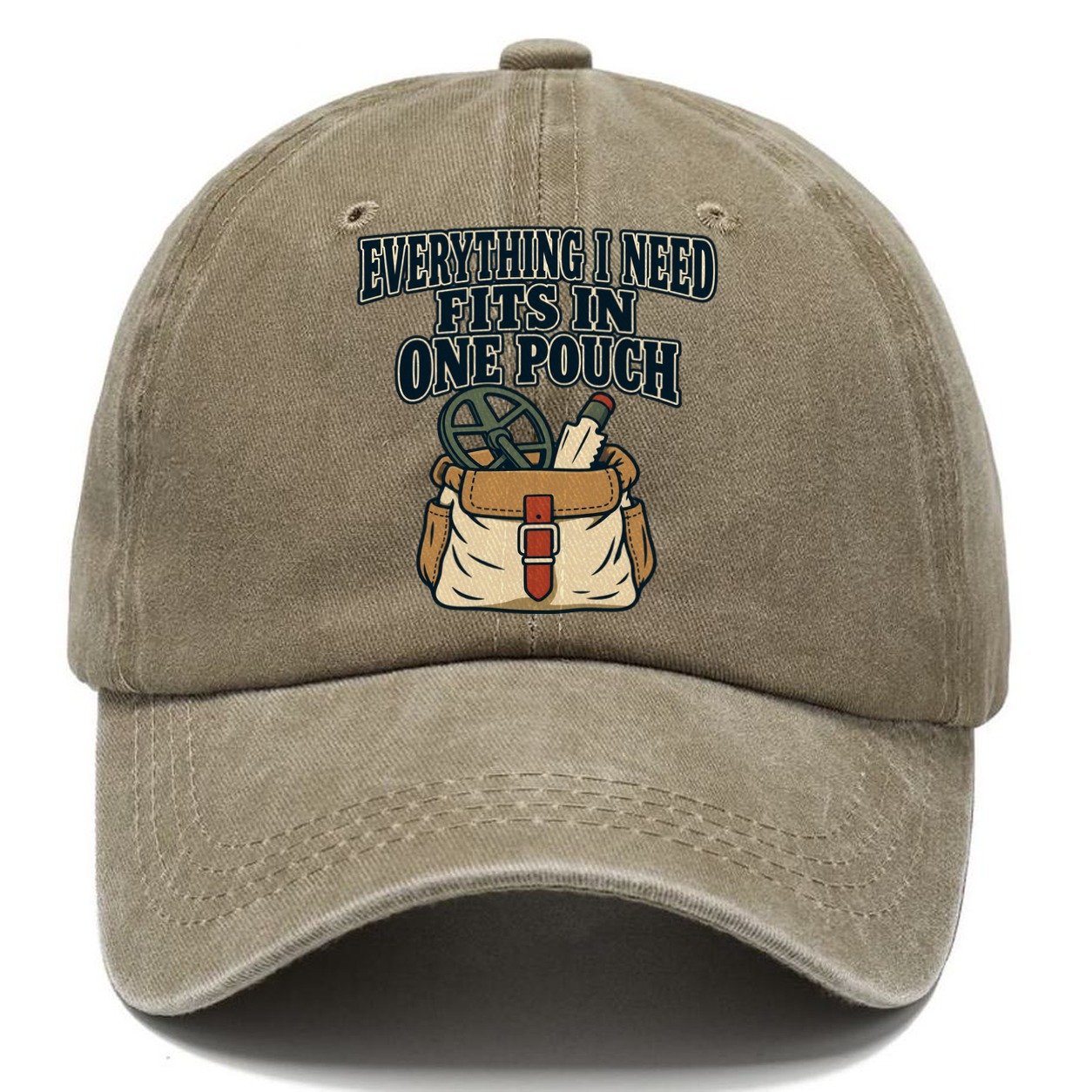 Everything In One Pouch Treasure Hunting Classic Cap – Warm Sand