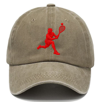 Squash Deep Backhand Lunge Micro Motion Mark Classic Cap – Warm Sand