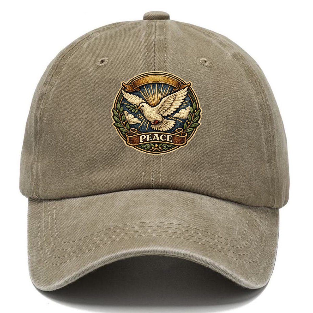 Peace Dove Classic Cap – Warm Sand