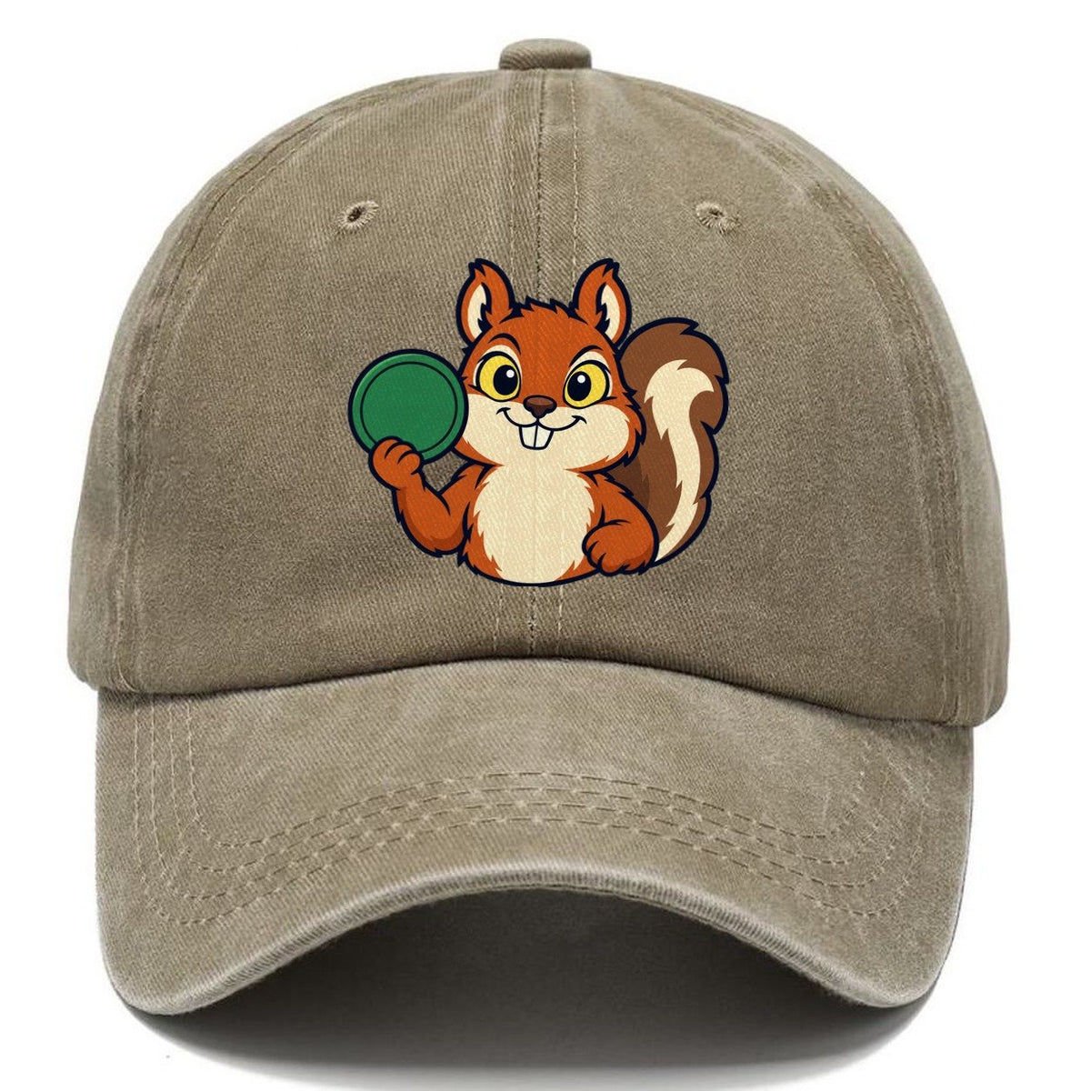Course Squirrel Disc Golf Classic Cap – Warm Sand