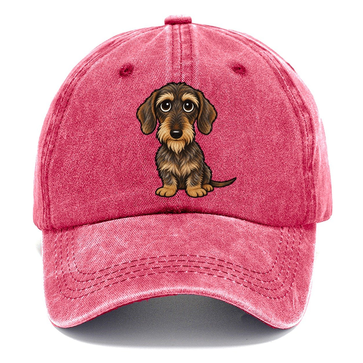 Wirehaired Dachshund Classic Cap – Pomegranate Blush