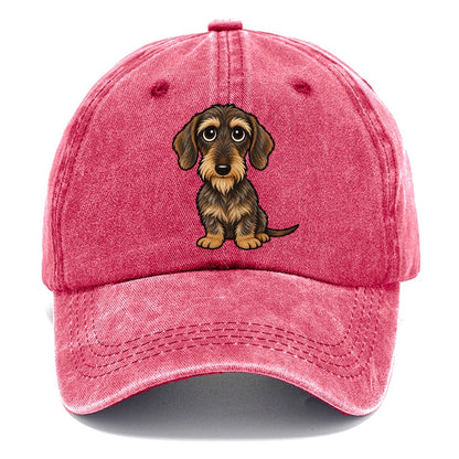 Wirehaired Dachshund Classic Cap – Pomegranate Blush