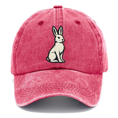 Cream Rabbit Profile Classic Cap – Pomegranate Blush