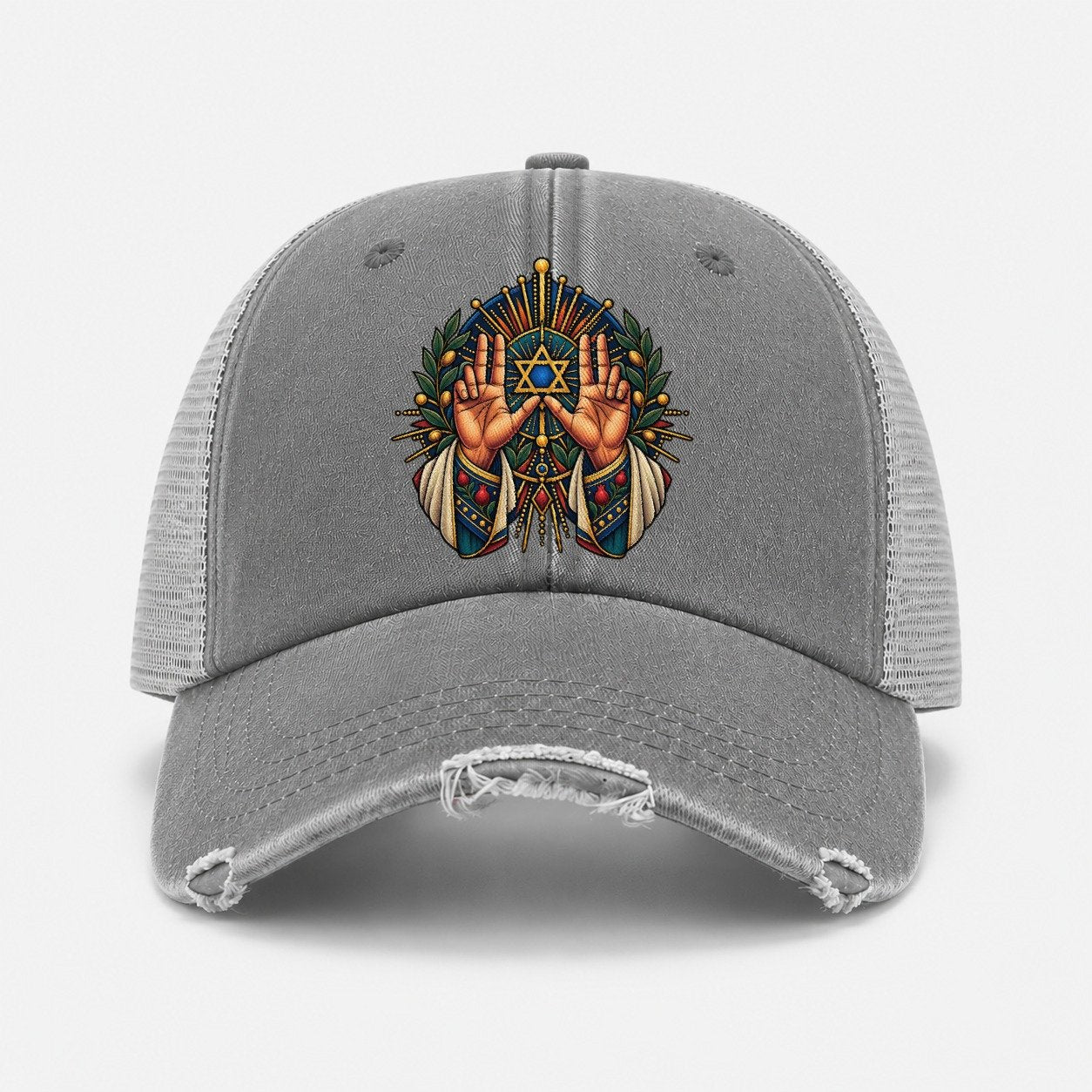 Grey — front view