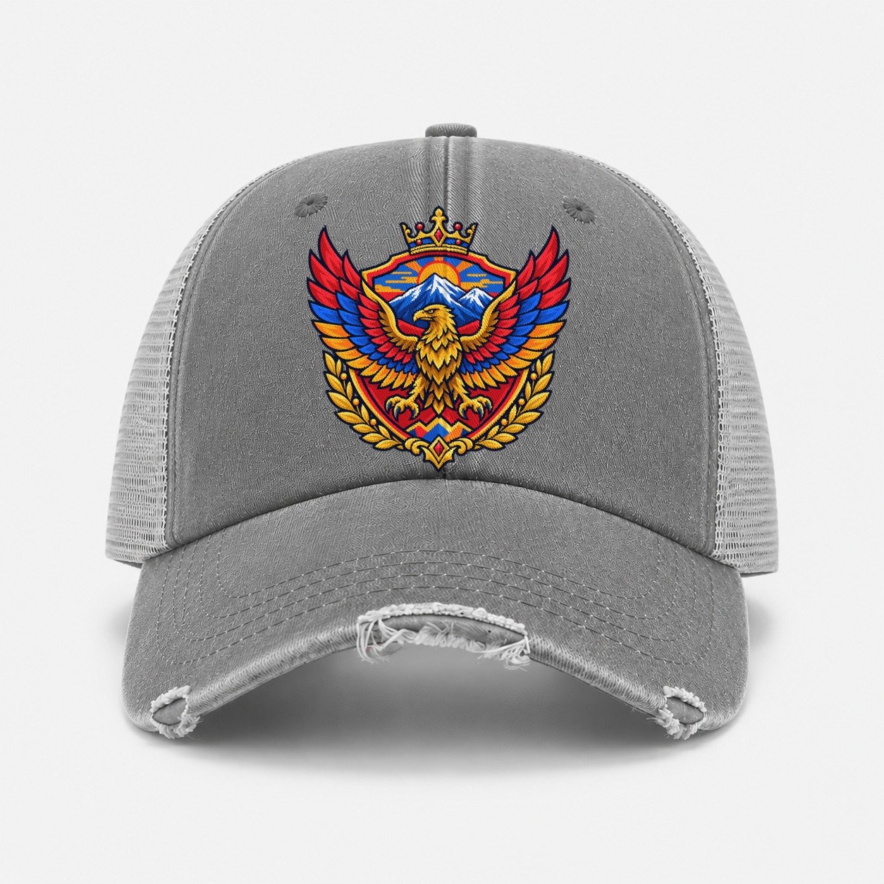 Grey — front view