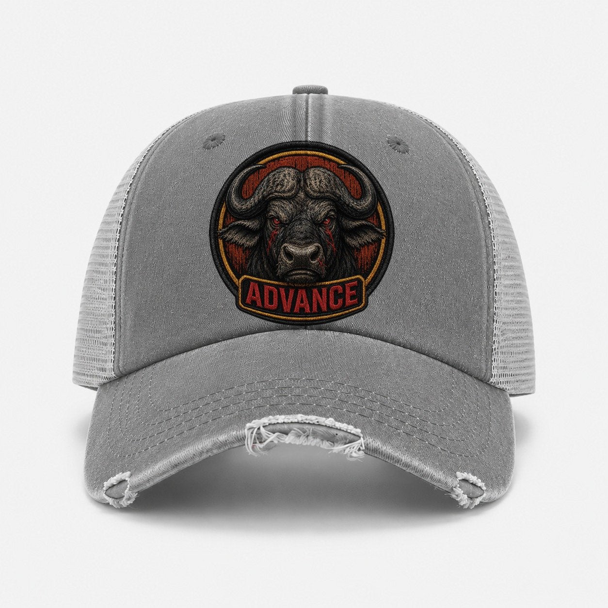 Grey — front view