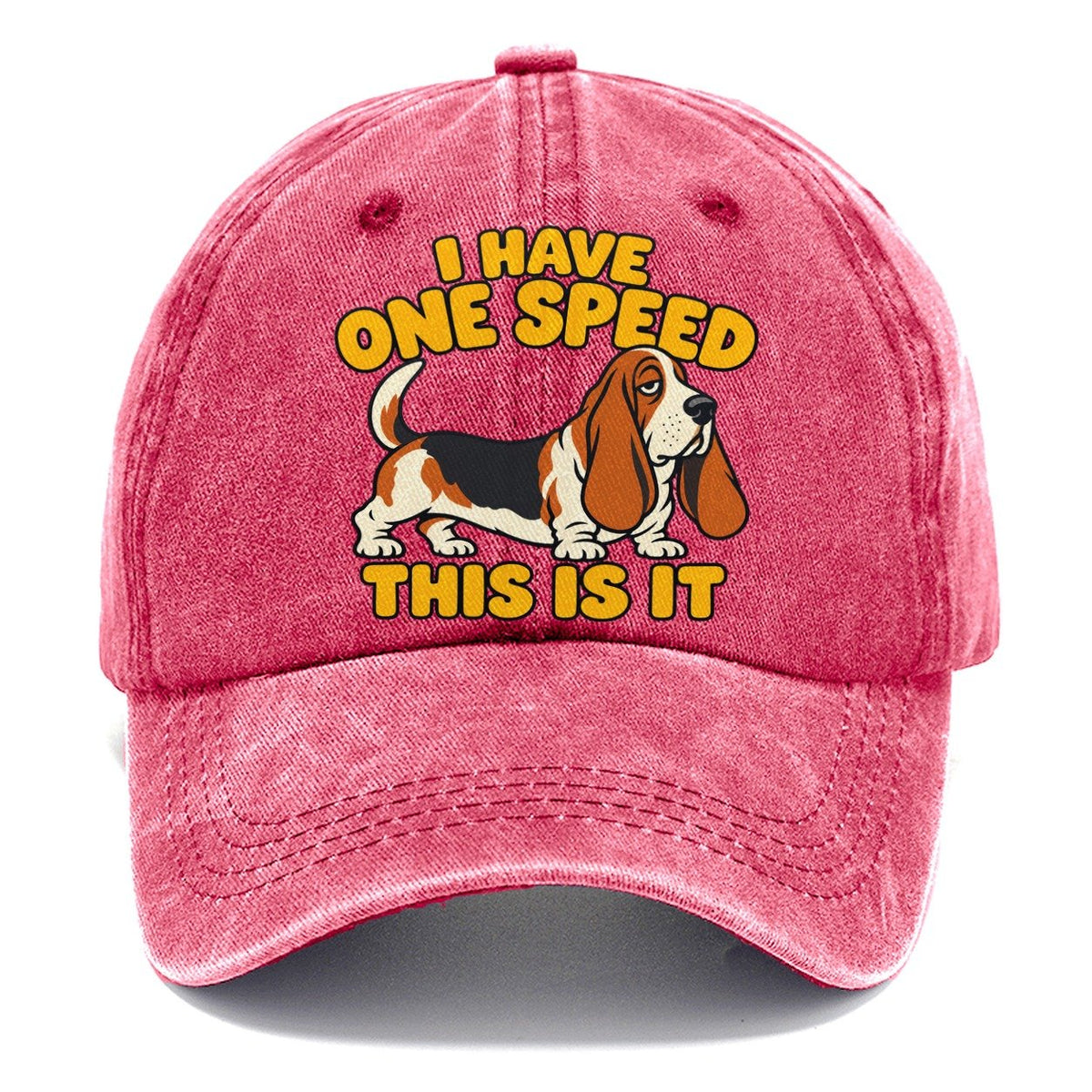 Basset One Speed No Worm Club Classic Cap – Pomegranate Blush
