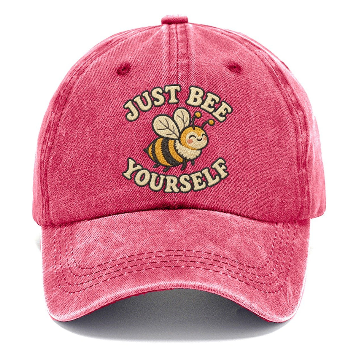 Bee Animal Puns Classic Cap – Pomegranate Blush