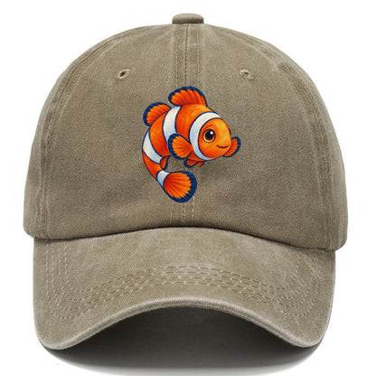 Clownfish Crescent Swim Sea Sprite Classic Cap – Warm Sand