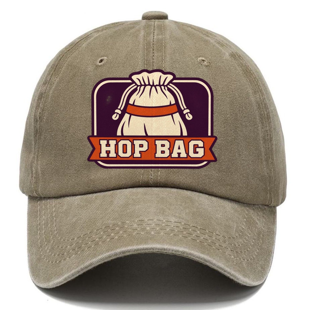 Hop Bag Badge Classic Cap – Warm Sand
