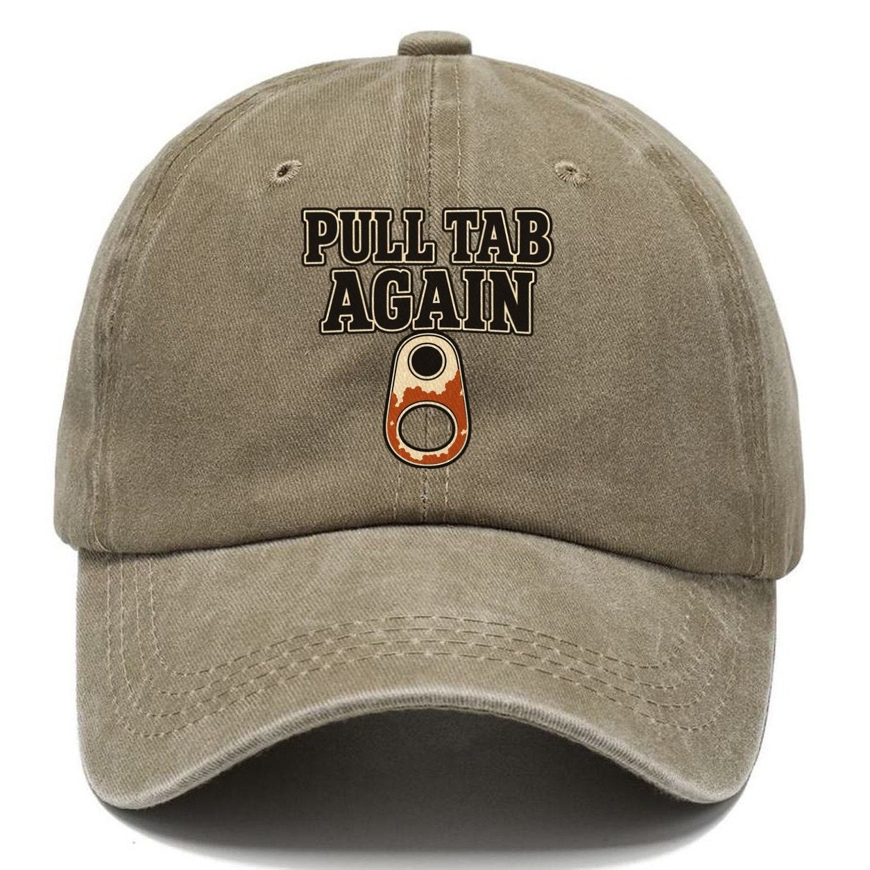 Pull Tab Again Treasure Hunting Classic Cap – Warm Sand
