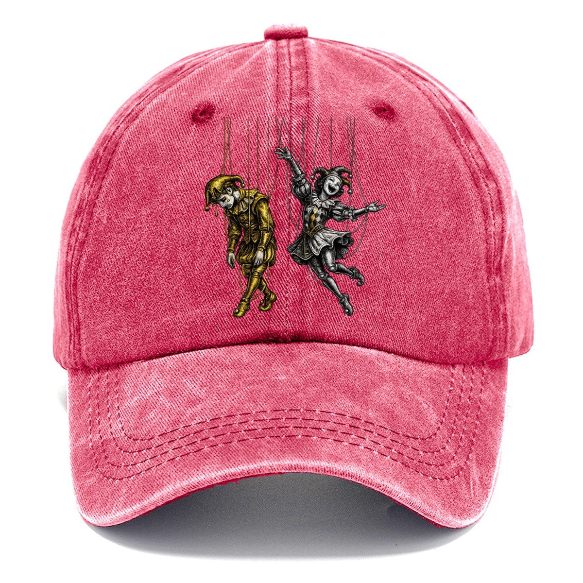 Black Labrador Portrait Classic Cap – Pomegranate Blush