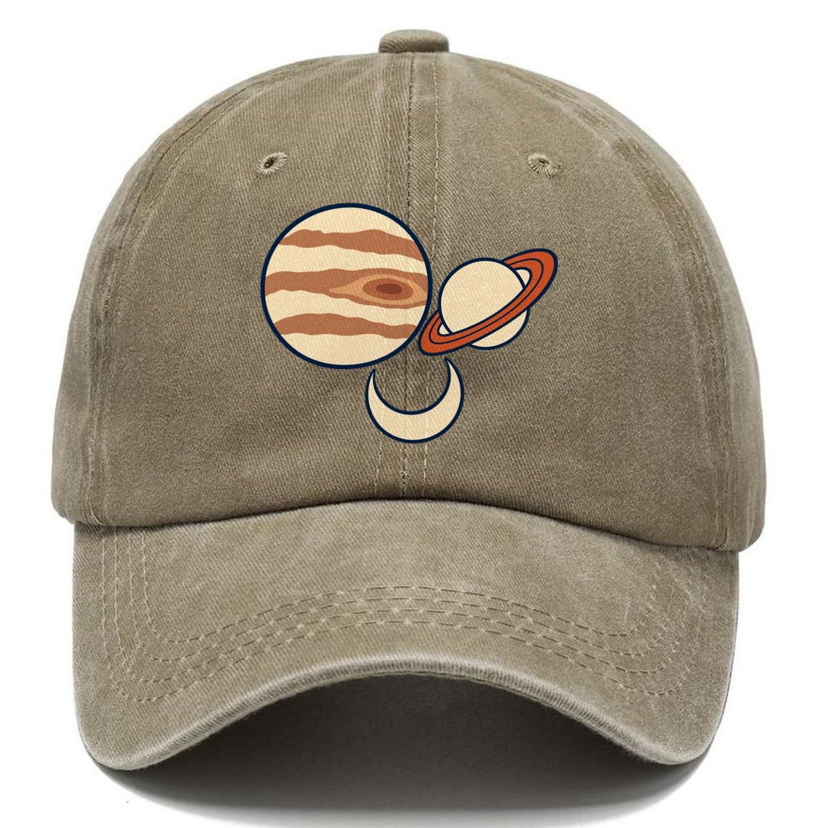 Conjunction Of Two Astronomy And Stargazing Classic Cap – Warm Sand