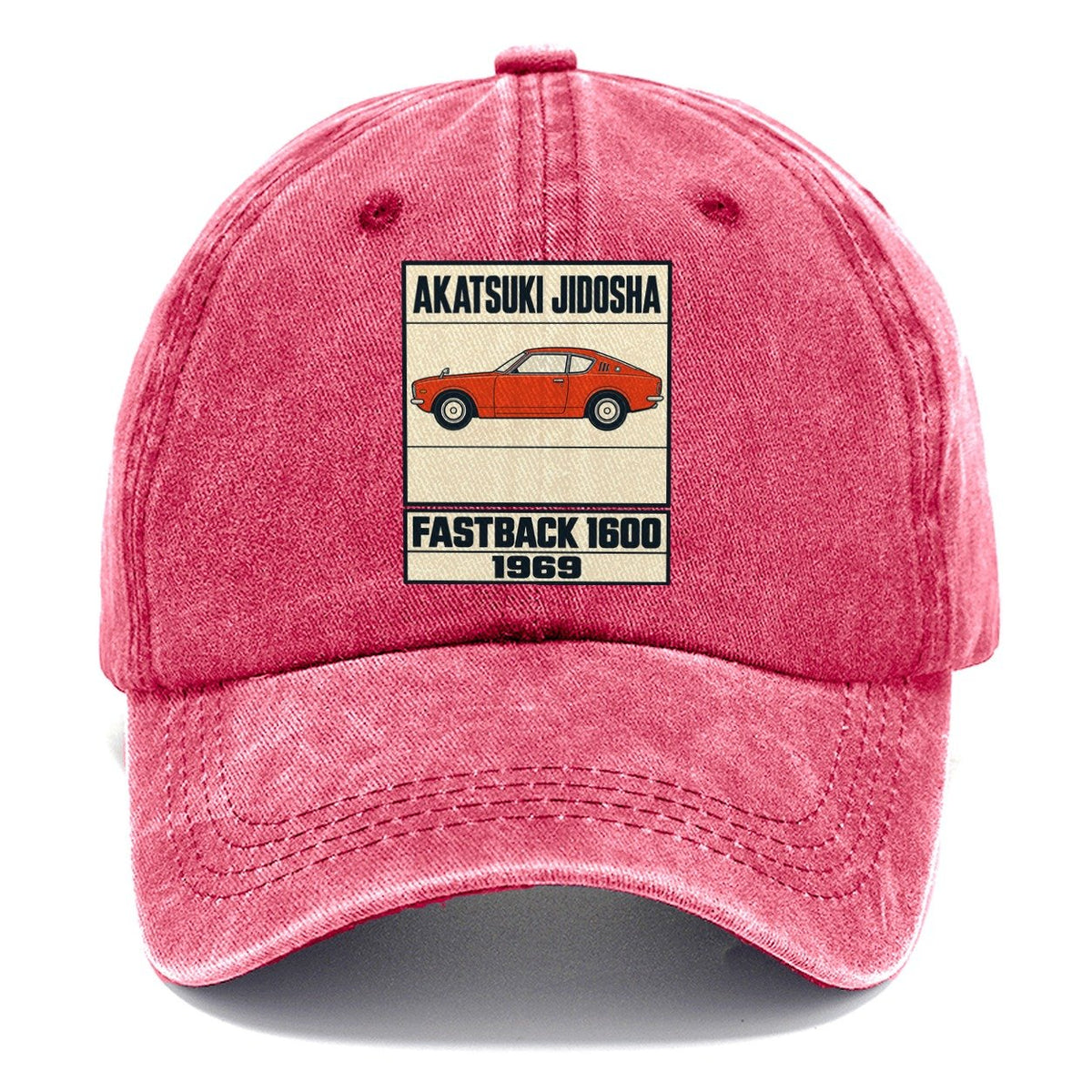 Akatsuki Fastback Showa Speed Plates Classic Cap – Pomegranate Blush