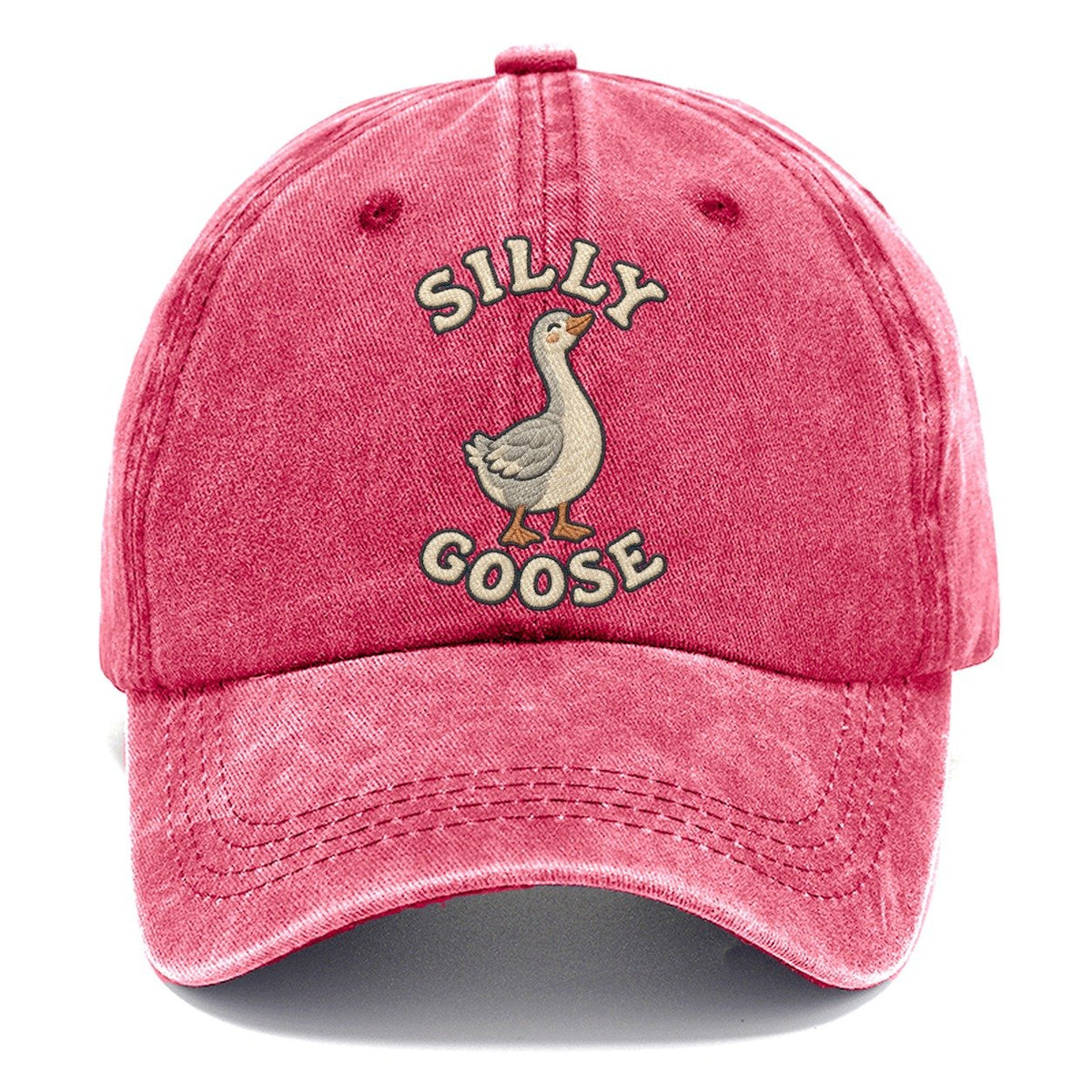 Goose Animal Puns Classic Cap – Pomegranate Blush