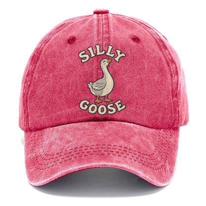 Goose Animal Puns Classic Cap – Pomegranate Blush